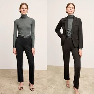 MM LAFLEUR SZ 18 The Smith Straight Trouser - Washable Wool